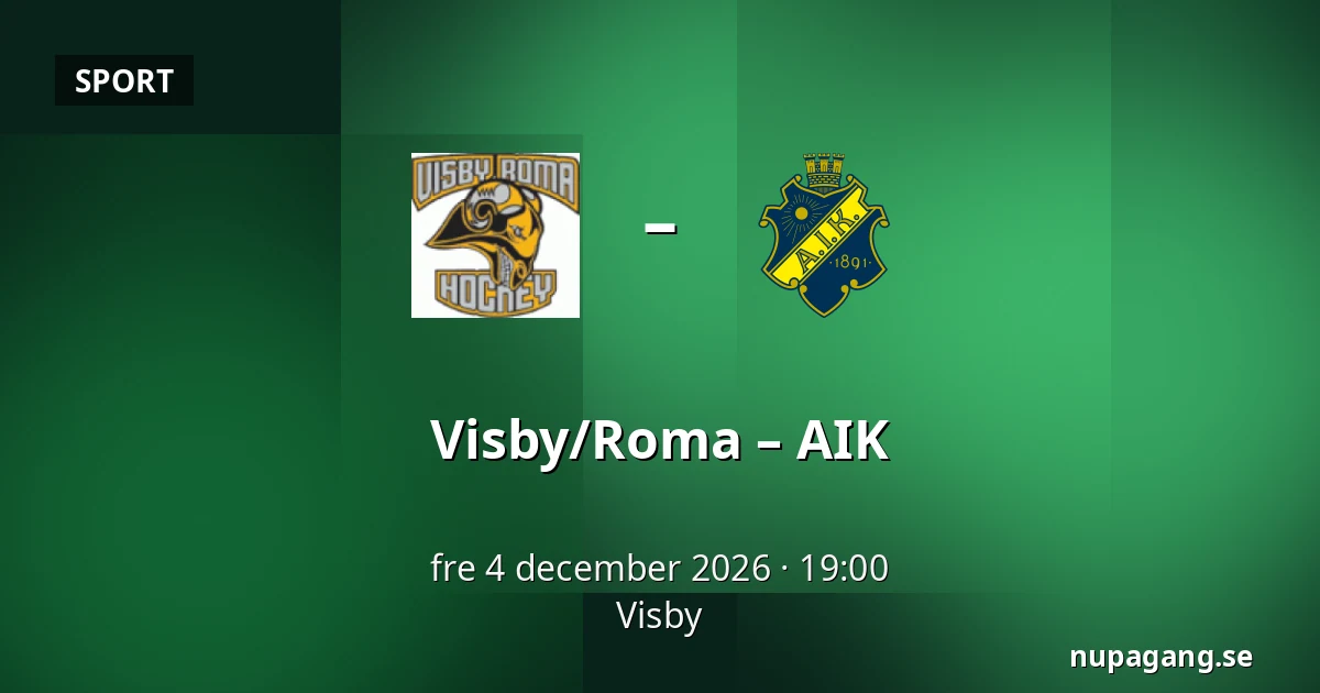 Visby/Roma – AIK — Visby