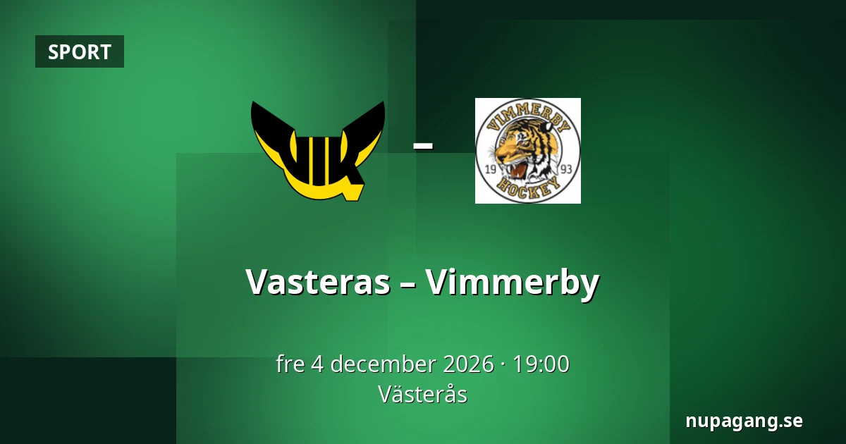 Vasteras – Vimmerby — Västerås
