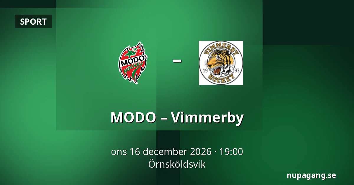 MODO – Vimmerby — Örnsköldsvik