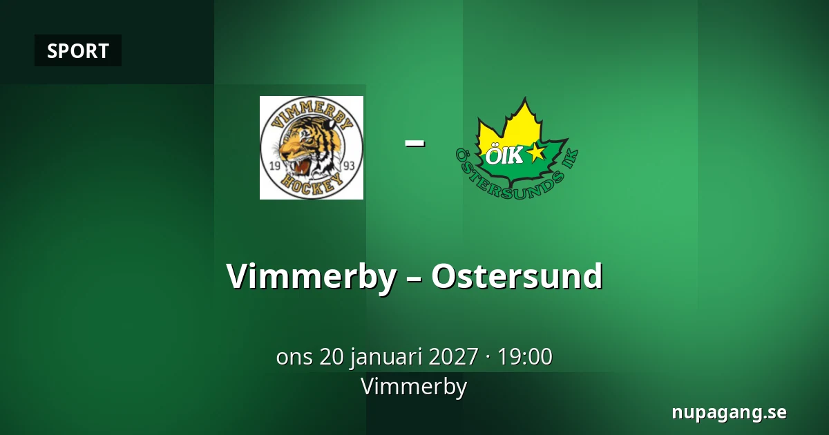Vimmerby – Ostersund — Vimmerby