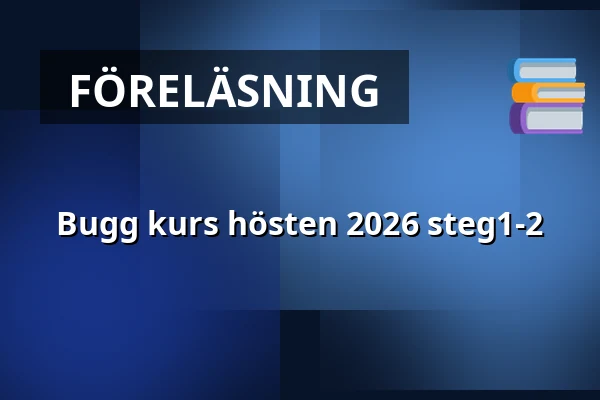 Bugg kurs hösten 2026  steg1-2 — Ekebo nöjescentrum, Munka Ljungby