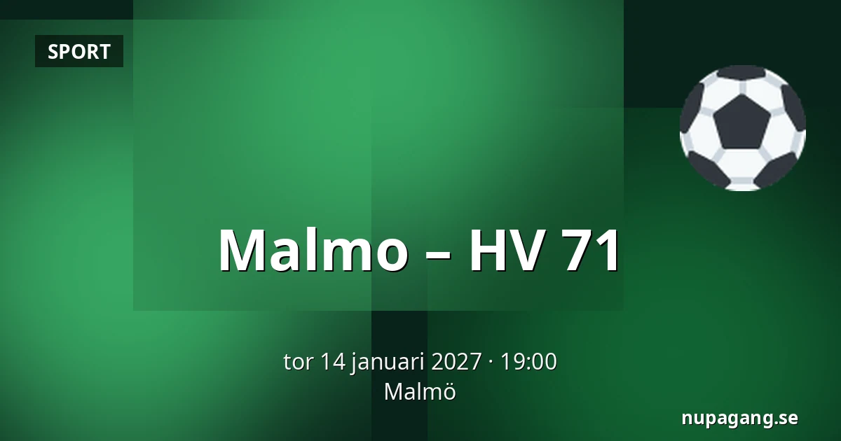 Malmo – HV 71 — Malmö