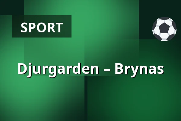 Djurgarden – Brynas — Stockholm