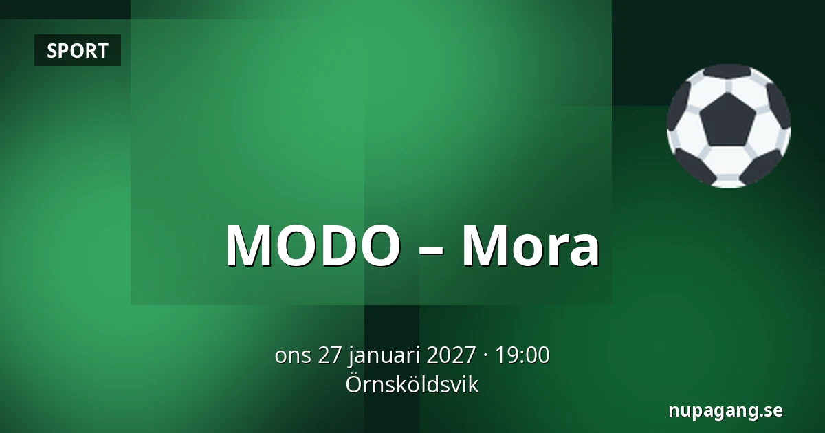 MODO – Mora — Örnsköldsvik