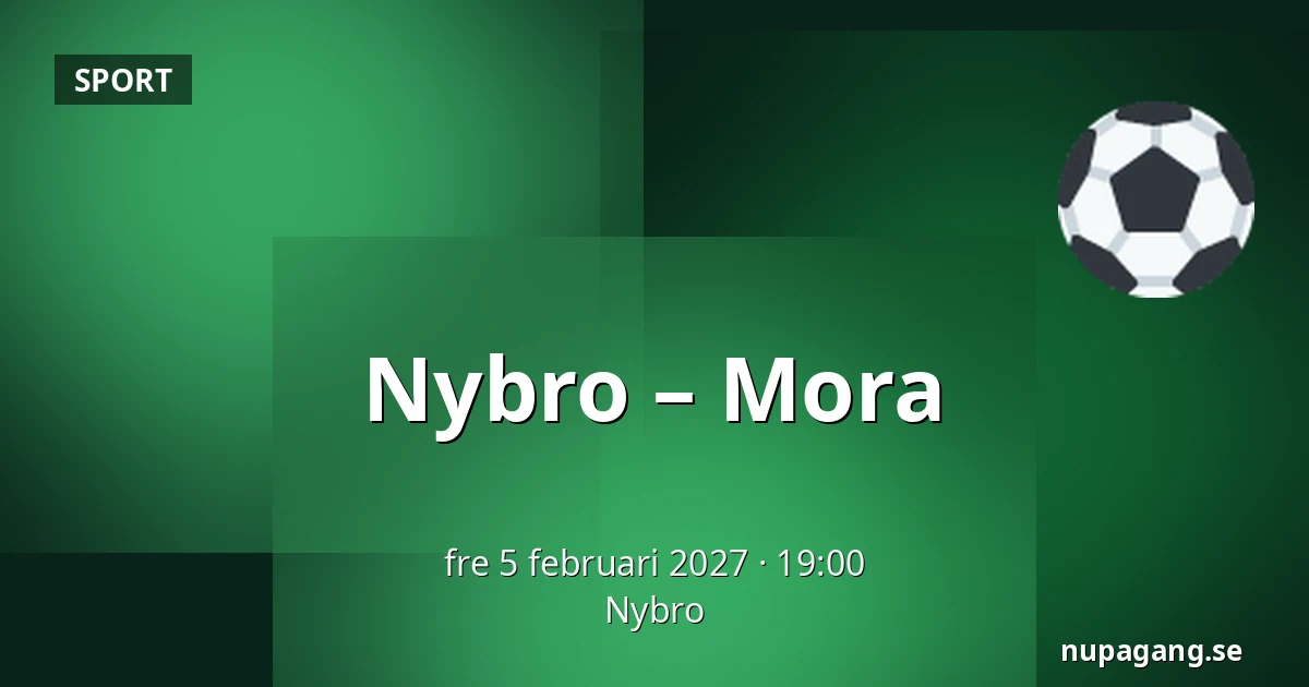 Nybro – Mora — Nybro