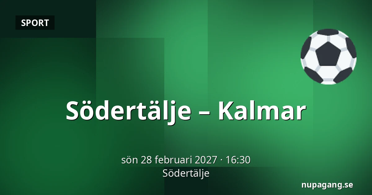 Södertälje – Kalmar — Södertälje