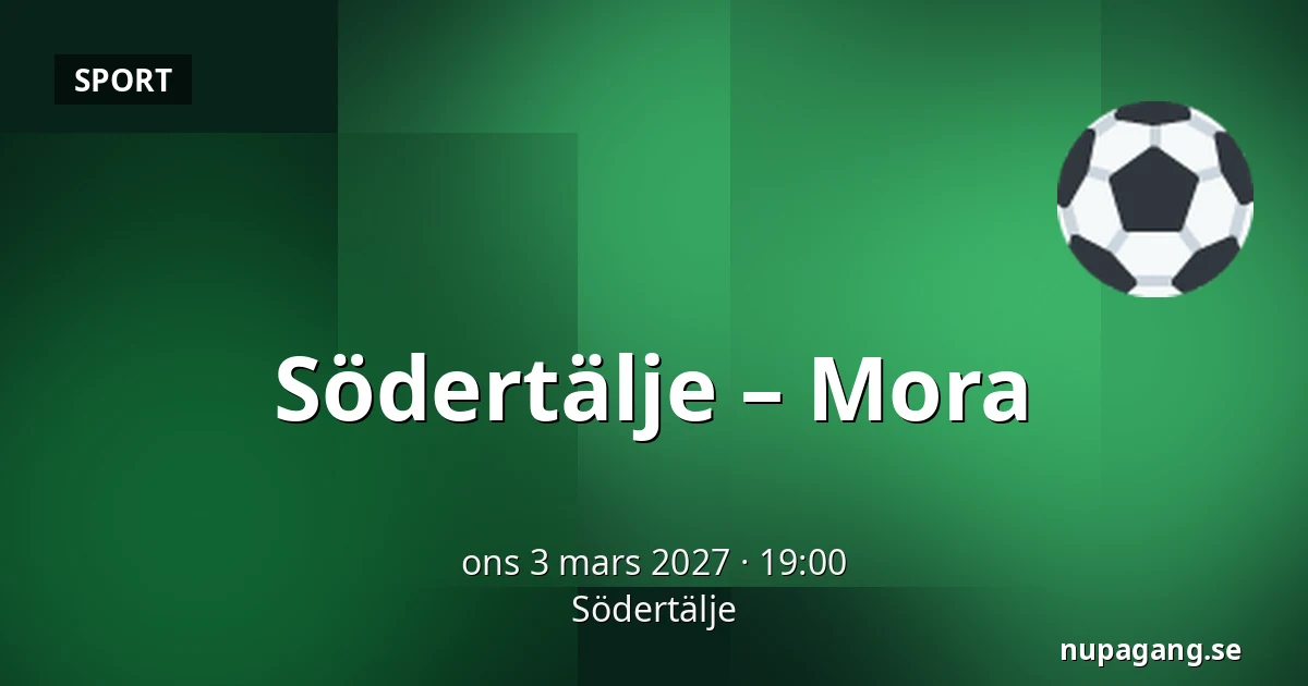 Södertälje – Mora — Södertälje