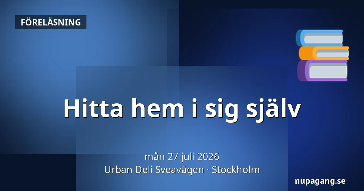 Hitta hem i sig själv — Urban Deli Sveavägen, Stockholm