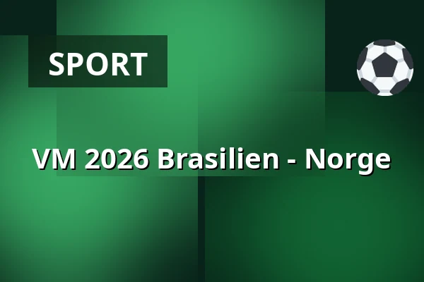 VM 2026 Brasilien - Norge — Big Stage (Jacy'z), Göteborg