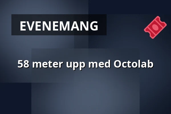 58 meter upp med Octolab — Svampen, Örebro