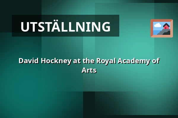 David Hockney at the Royal Academy of Arts — Kino 1, Lund