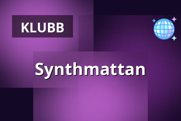 Synthmattan — Musikens Hus & Hängmattan Kök & Bar, Göteborg