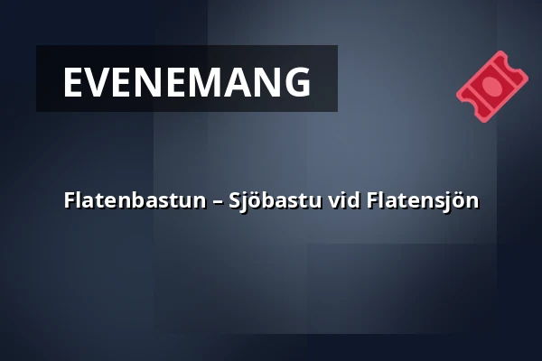 Flatenbastun – Sjöbastu vid Flatensjön — Flatenbastun, Stockholm