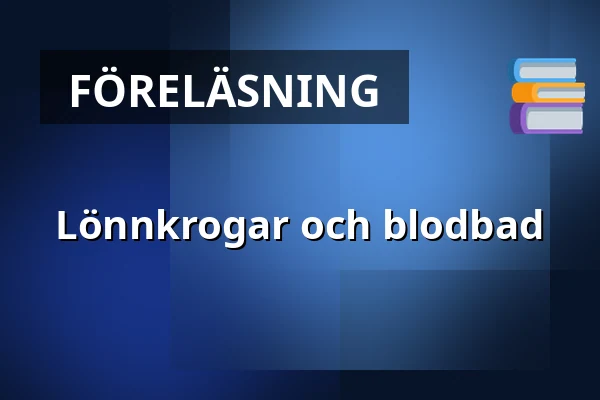 Lönnkrogar och blodbad — Crime Walks, Majorna, Göteborg