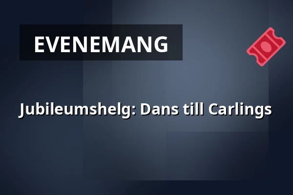 Jubileumshelg: Dans till Carlings — Flygvapenmuseum, Linköping