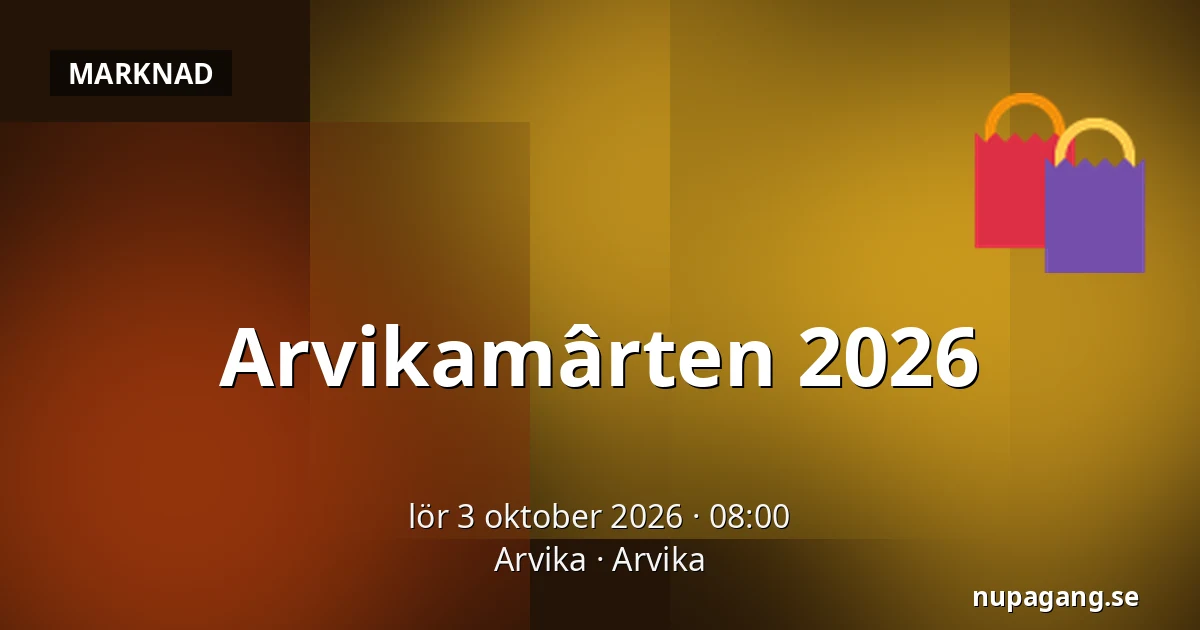 Arvikamârten 2026 — Arvika, Arvika
