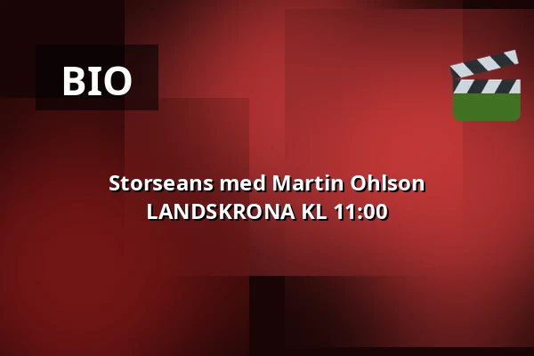 Storseans med Martin Ohlson LANDSKRONA KL 11:00 — Folkets Hus, Landskrona