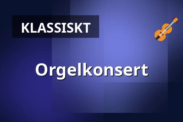 Orgelkonsert — Anundsjö kyrka, Bredbyn