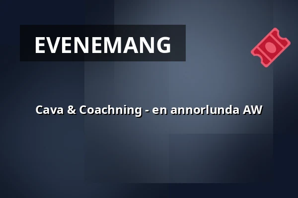 Cava & Coachning - en annorlunda AW — Home Hotel Victoria, Jönköping