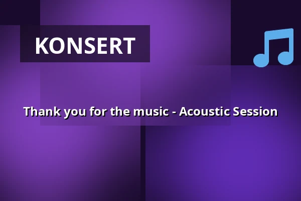 Thank you for the music - Acoustic Session — Mora Parken, mora