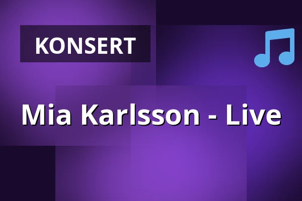 Mia Karlsson - Live — Sängfabriken, Rävlanda