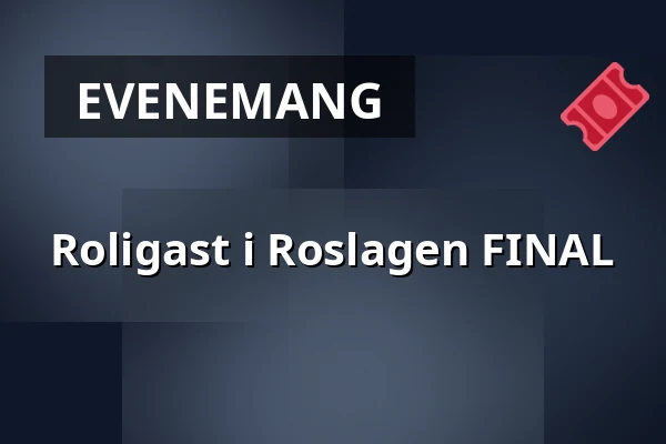 Roligast i Roslagen FINAL — Restaurang Havspiren, Norrtälje