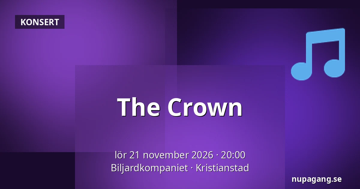 The Crown — Biljardkompaniet, Kristianstad