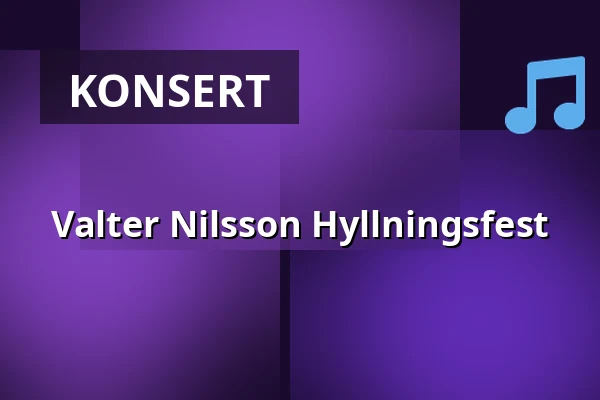 Valter Nilsson Hyllningsfest — Nefertiti, Göteborg