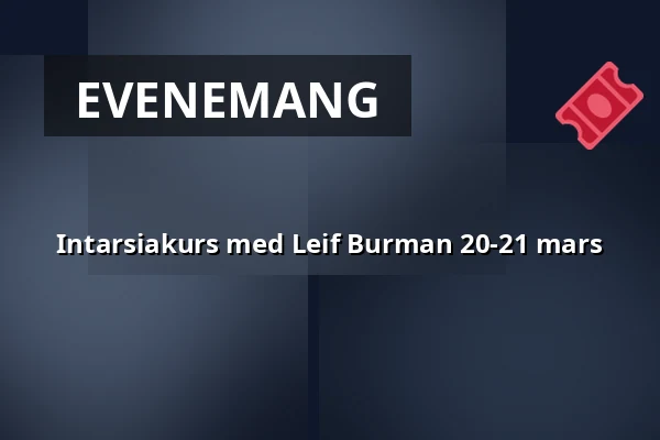 Intarsiakurs med Leif Burman 20-21 mars — Nya verkstaden, Bodafors