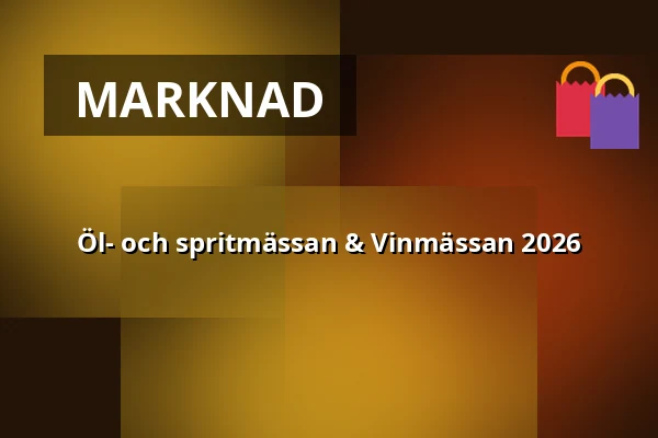 Öl- och spritmässan & Vinmässan 2026 — Monitor ERP Arena, Gävle