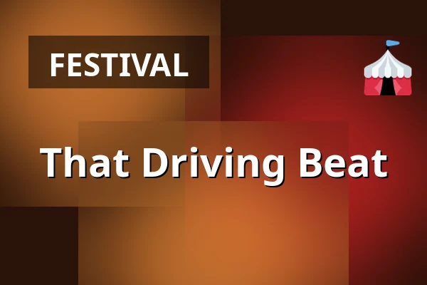 That Driving Beat — Carlsson På Kajen, Västerås