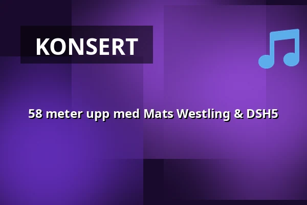 58 meter upp med Mats Westling & DSH5 — Svampen, Örebro