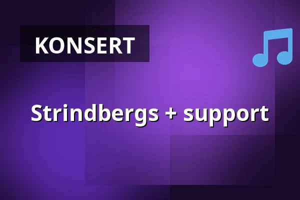 Strindbergs + support — medley – musik, mat & mer, Malmö