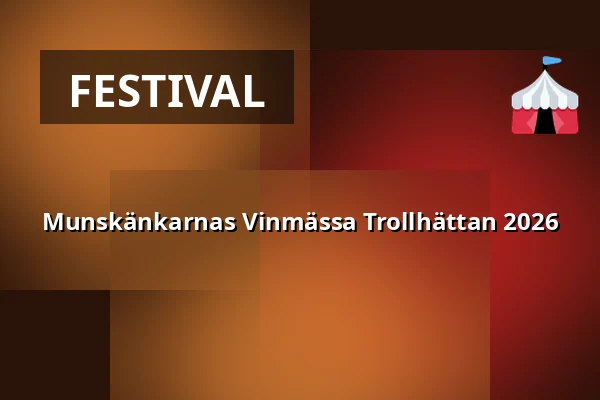 Munskänkarnas Vinmässa Trollhättan 2026 — NOVA Arena, Trollhättan