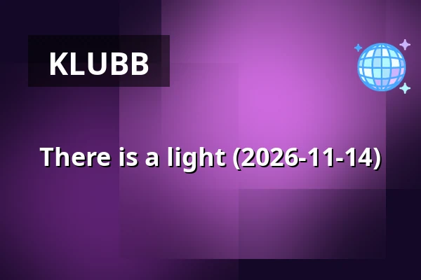 There is a light (2026-11-14) — Musikens Hus & Hängmattan Kök & Bar, Göteborg