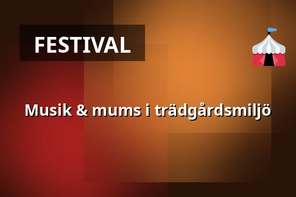 Musik & mums i trädgårdsmiljö — Ringvägen 44, Vuollerim, Vuollerim