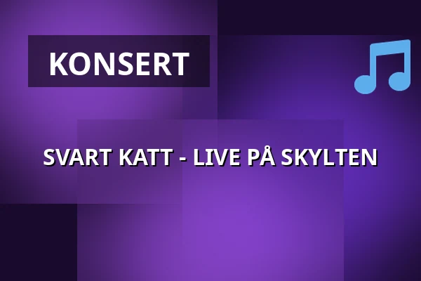SVART KATT - LIVE PÅ SKYLTEN — Skylten, Linköping