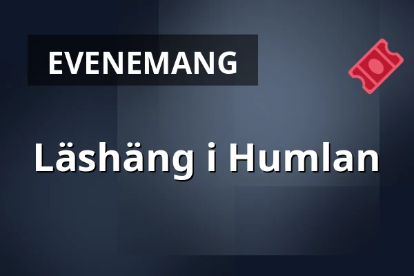 Läshäng i Humlan — Snett bakom Kungliga biblioteket, Stockholm