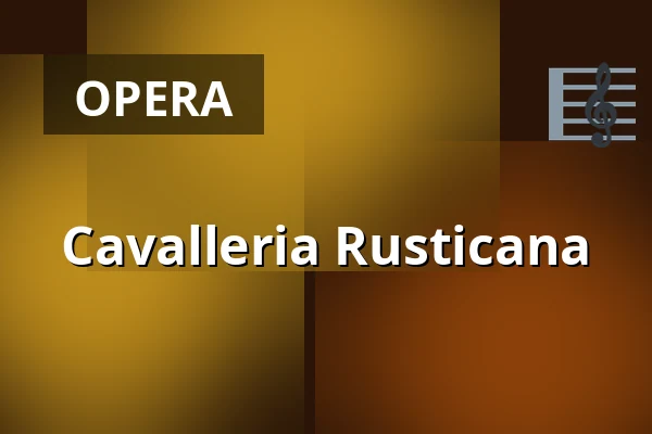 Cavalleria Rusticana — Karlstad CCC, Karlstad