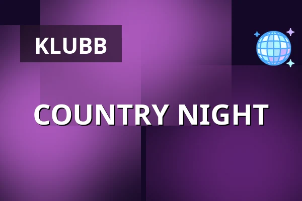 COUNTRY NIGHT — Lindas Kula, Norrköping