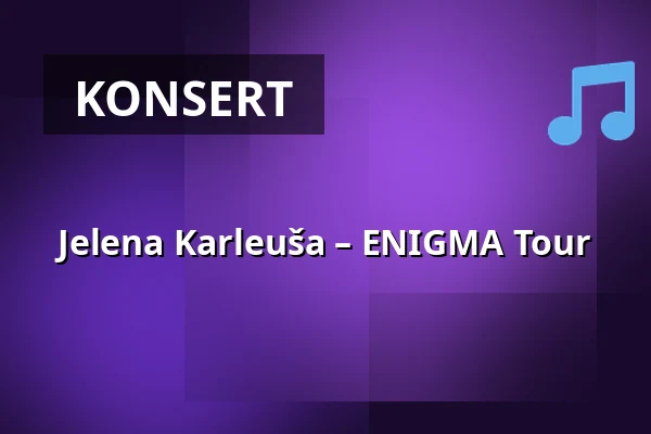 Jelena Karleuša – ENIGMA Tour — Big Stage (Jacy'z), Göteborg