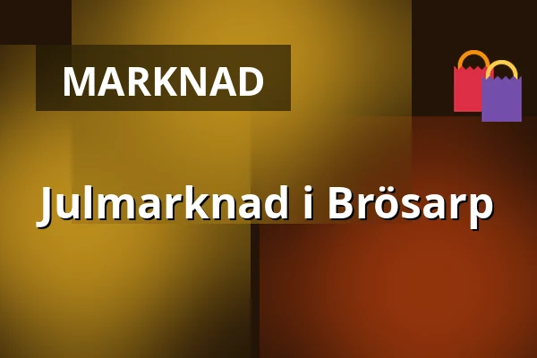 Julmarknad i Brösarp — Brösarps bygdegård, Brösarp