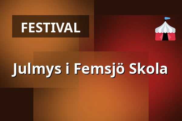 Julmys i Femsjö Skola — friesmuséet, Femsjö