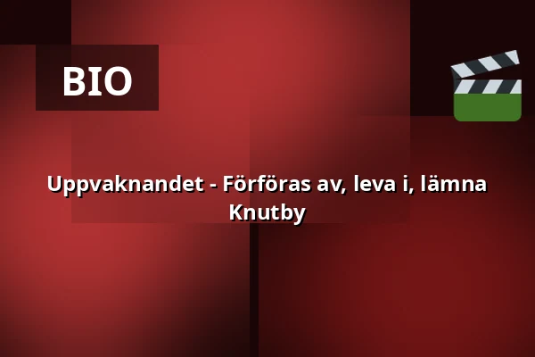 Uppvaknandet - Förföras av, leva i, lämna Knutby — Teaterbiografen i Norberg, Norberg