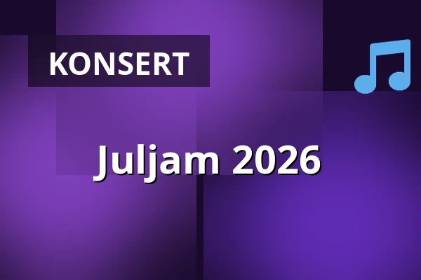 Juljam 2026 — Musikhuset Scenen Uppe, Gävle