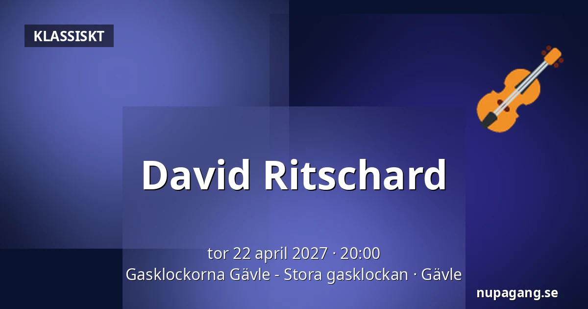 David Ritschard — Gasklockorna Gävle - Stora gasklockan, Gävle