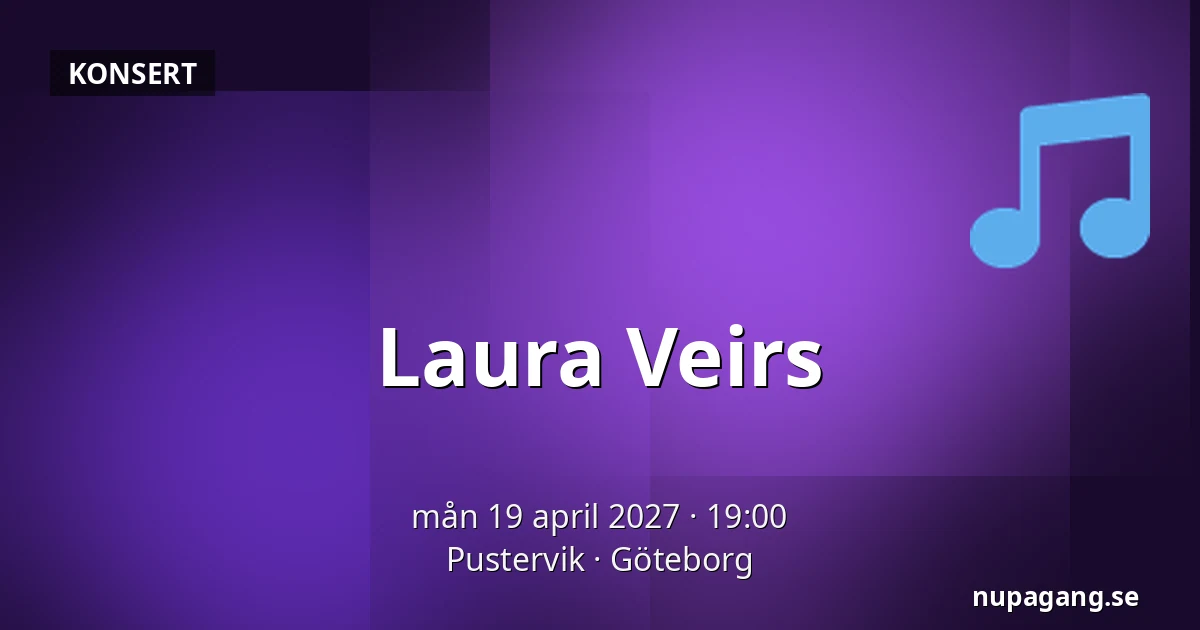 Laura Veirs — Pustervik, Göteborg